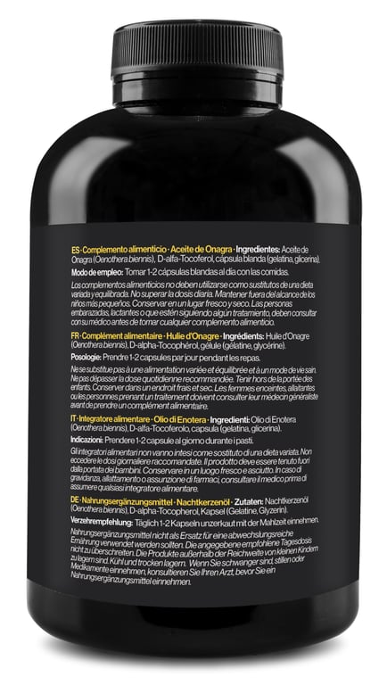 Aceite De Onagra 1000 mg 200 Perlas de Zenement