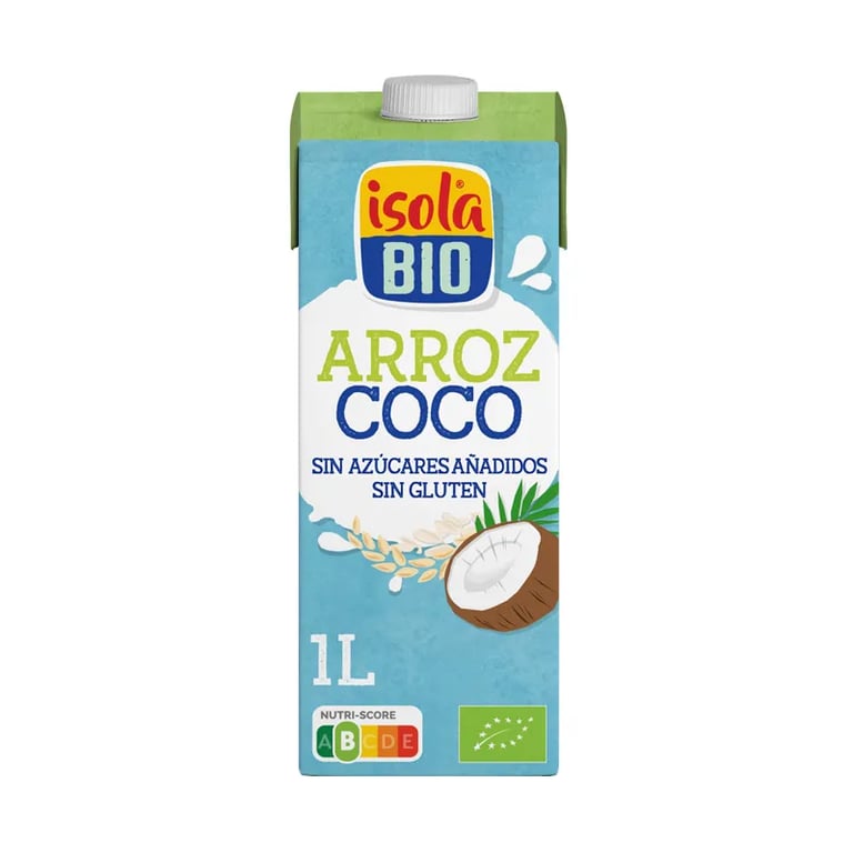 BIO-REISGETRÄNK MIT KOKOSNUSS