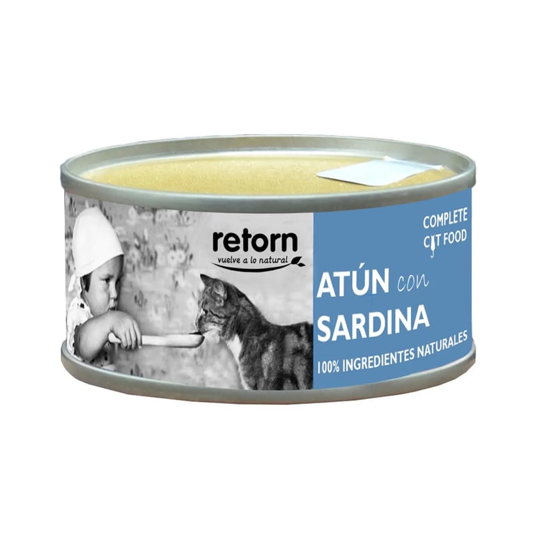 Pâtée pour Chat Thon et Sardines