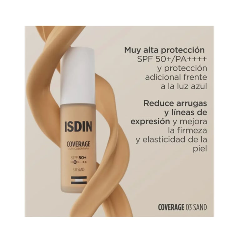 Coverage SPF50+ Sand 30g de Isdin