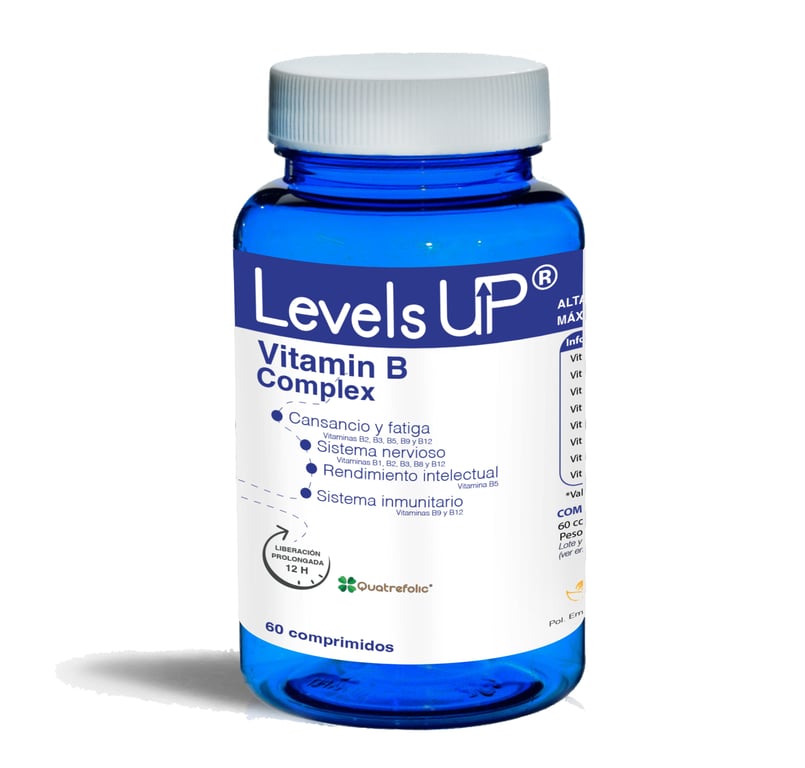 Levels Up Vitamina B Complex 60 Tabletas