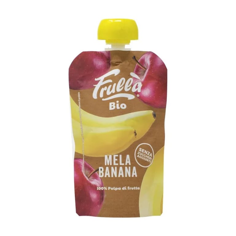 Puré De Maçã E Banana Bio