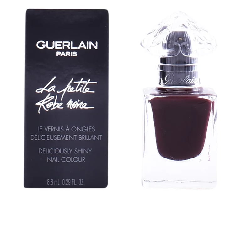La Petite Robe Noire Shiny Nail Color #024-Black Cherry