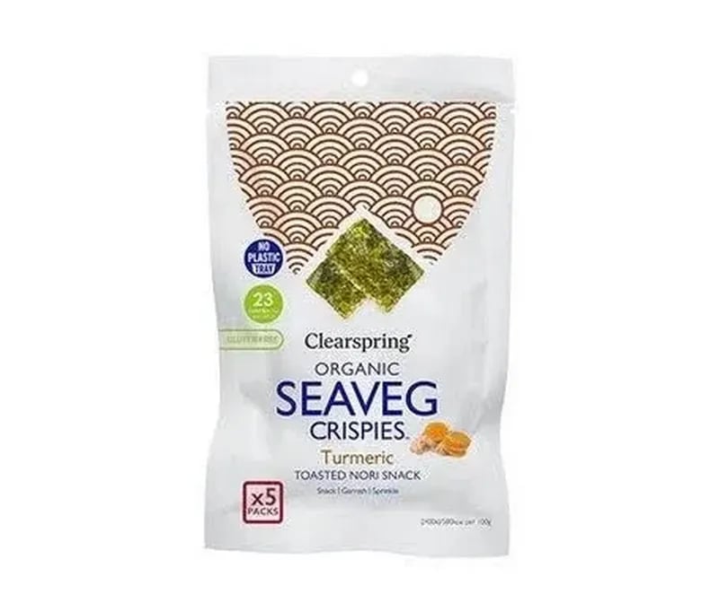 Snack Nori Alge mit Kurkuma