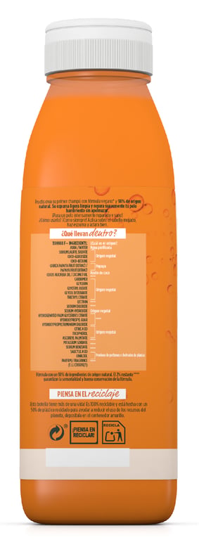 Fructis Hair Food Papaya Shampoo Herstellend - imagen 6 de 12