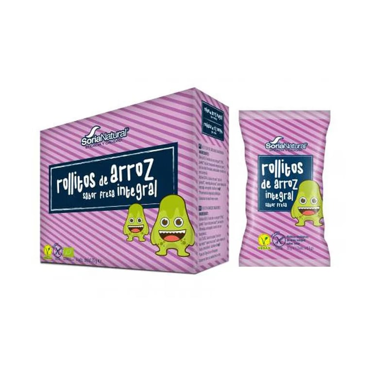 Rolitos Arroz Integral Sabor Morango
