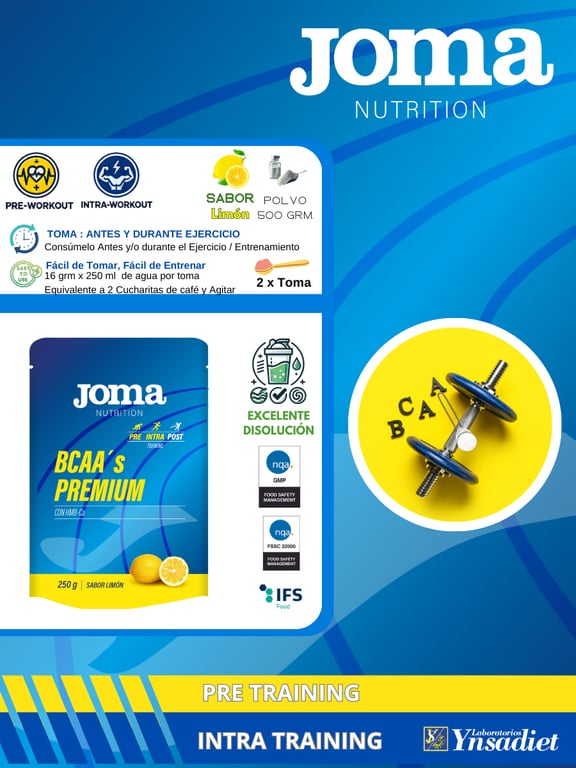 Joma BCAA's Premium con HMB-Ca - imagen 5 de 8