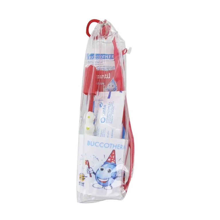 Buccotherm Kit Bambini 2-6 Anni Dentifricio + Spazzolino + Bicchiere