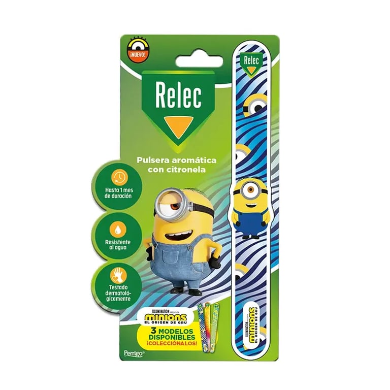 Relec Bracelet Aromatique à la Citronnelle Minions #Bleu