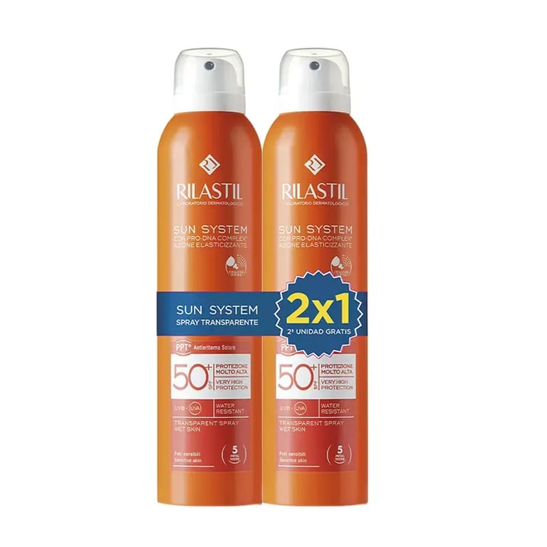 Sun System 50+ Spray Trasparente Set
