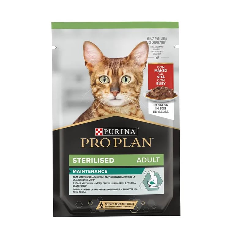 Gato Esterilizado Carne De Vaca Com Molho