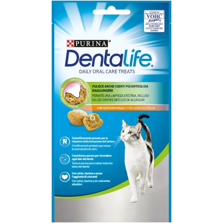 Dentalife Cuidado Bucal Diario Gatos Pollo