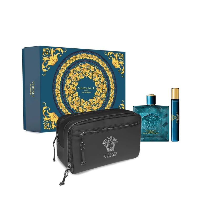 Versace Eros Lote EDP 100 ml + Mini 10 ml + Neceser