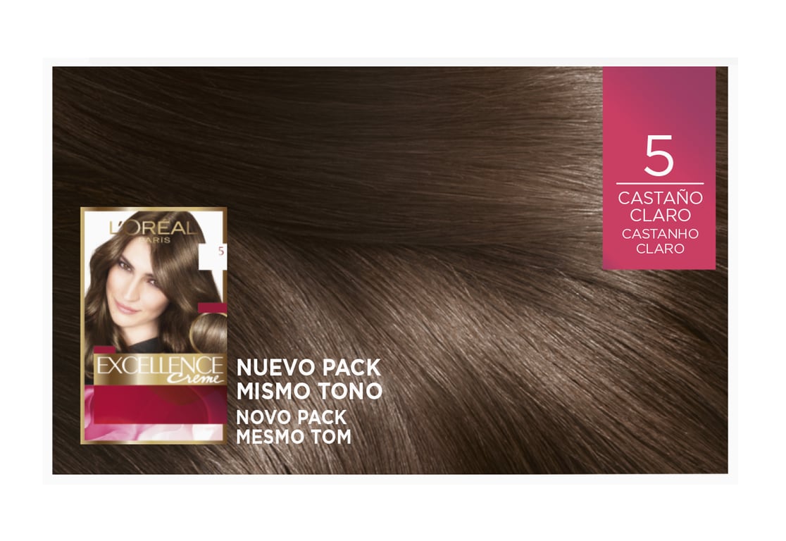 Excellence Creme Tinta #5-Castanho Claro da L'Oreal Paris