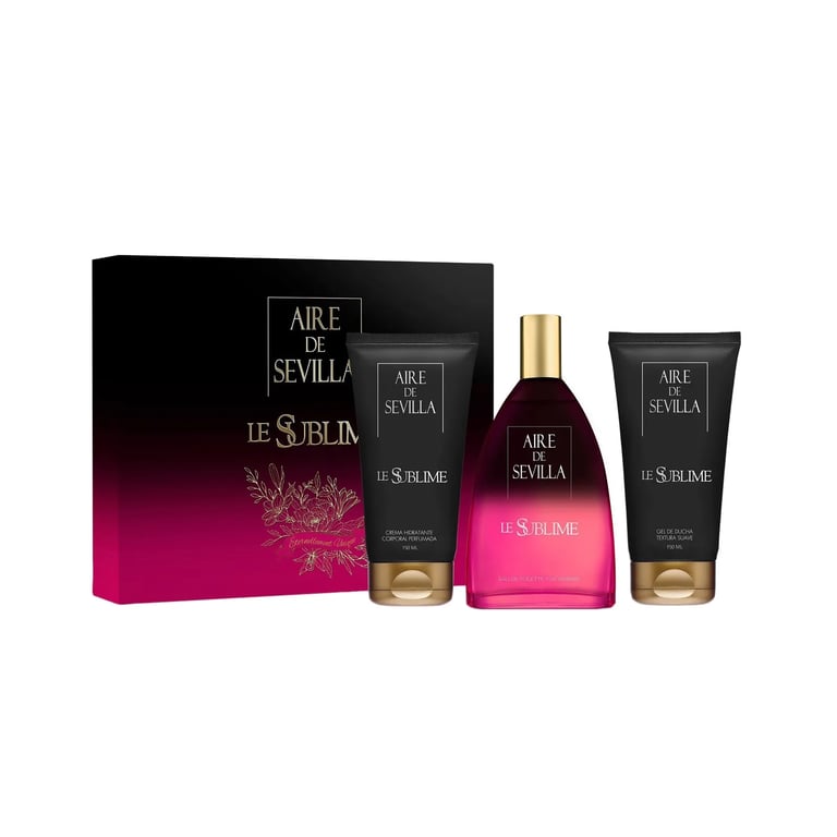 Aire Sevilla Le Sublime Edt 150 Ml + Crème Corporelle + Gel Douche