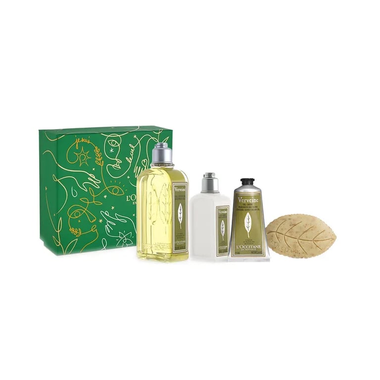 Verveine Gel Douche + Lait Corporel + Savon + Crème Mains