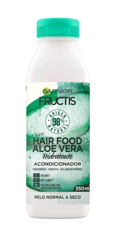 Fructis Hair Food Aloe Vera Après-shampooing Hydratant 350 ml
