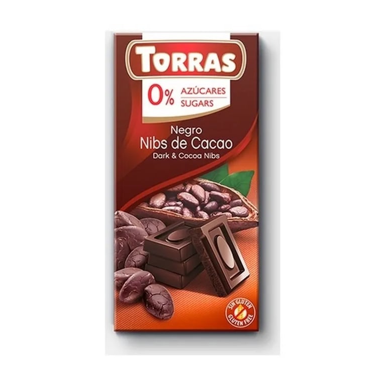 Chocolate Preto Com Pepitas De Cacau