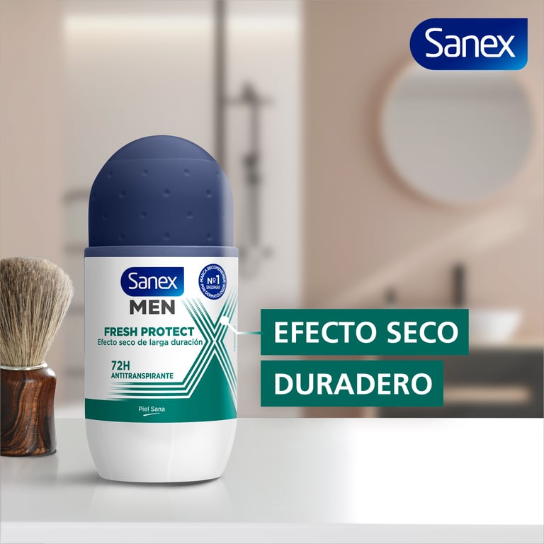 Men Fresh Protect 72H Antitranspirante 50 ml de Sanex