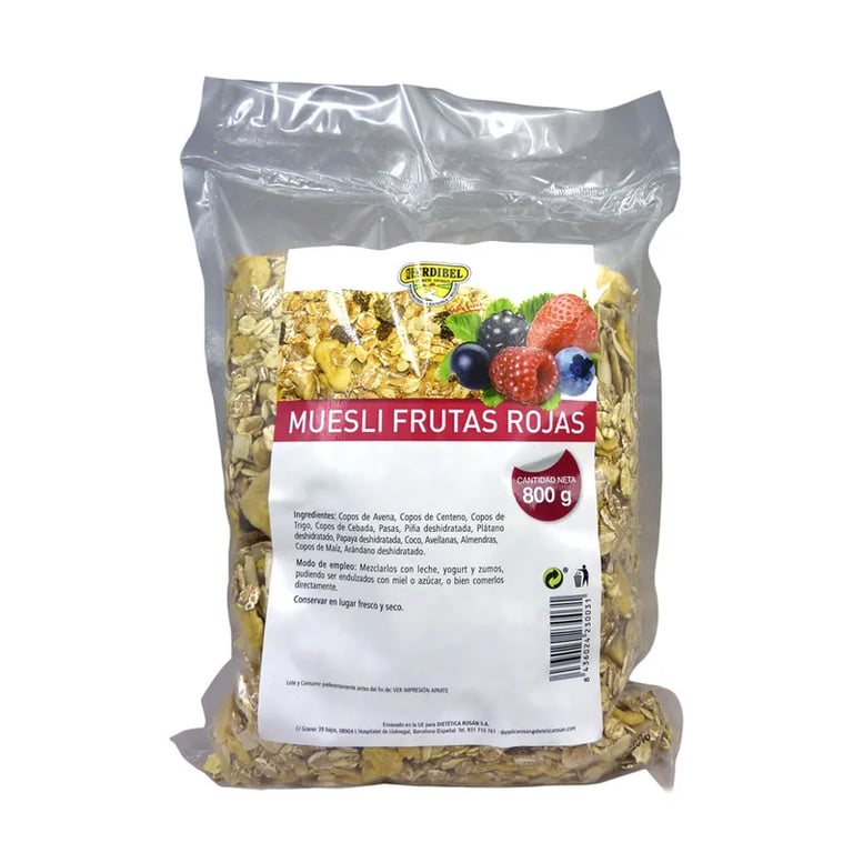 Rote Früchte-Müsli