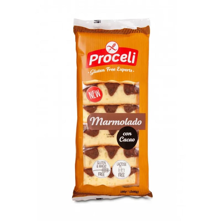 Bizcocho Marmolado Con Cacao Sin Gluten