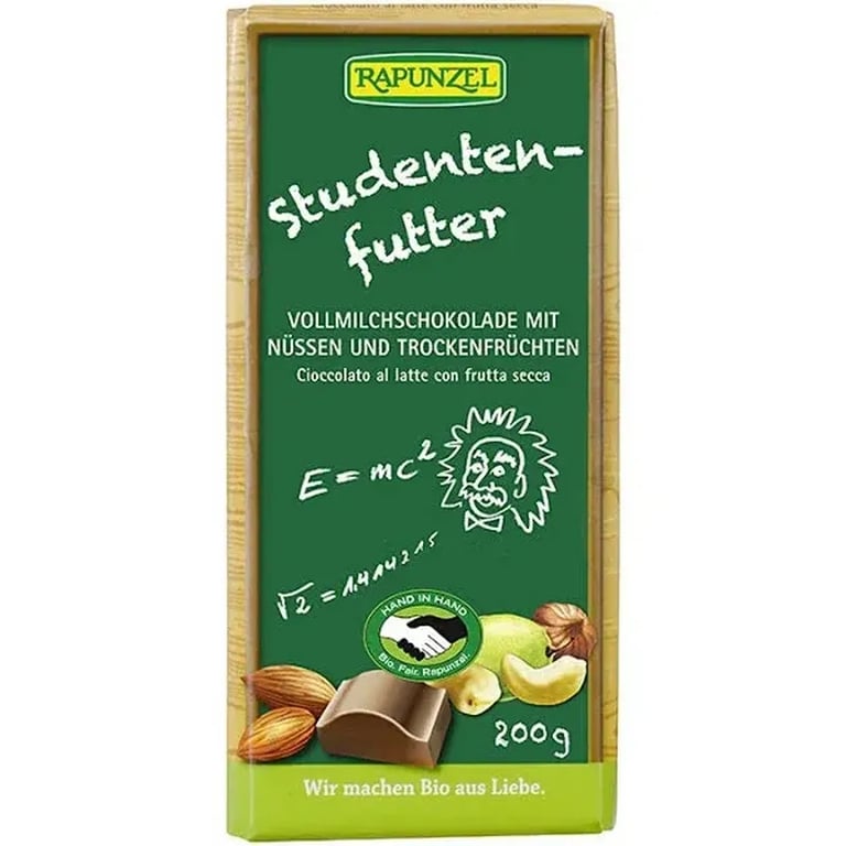 Tablette De Chocolat Au Lait Avec Fruits Secs