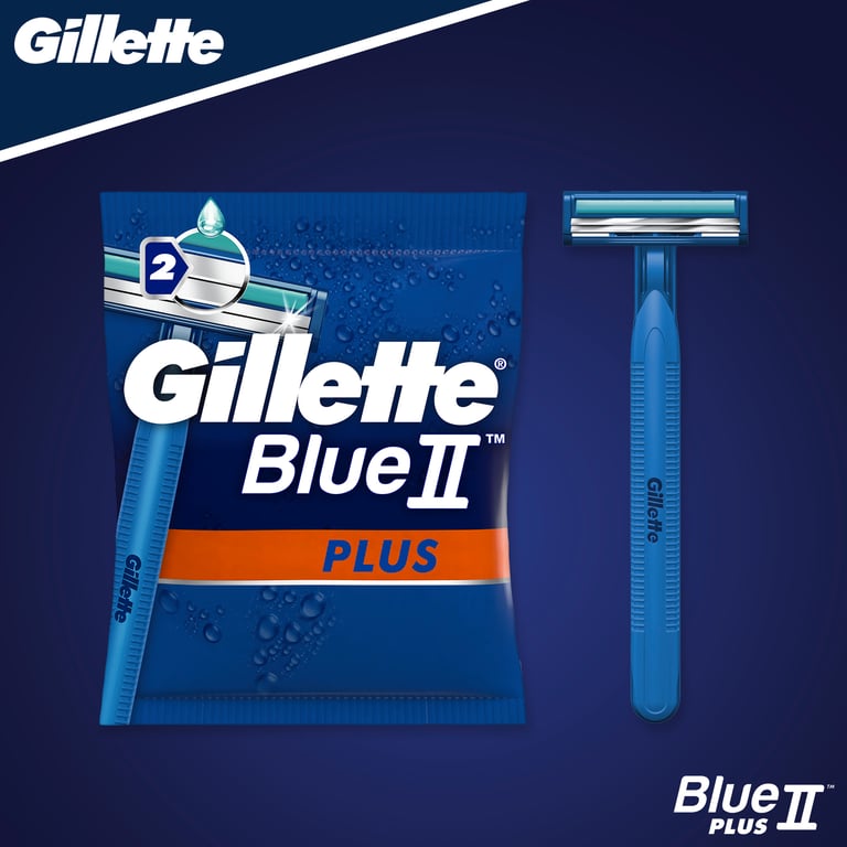 Gillette Blue Ii Plus 5 Unités de Gillette