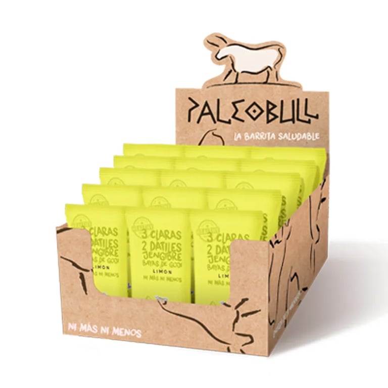 PALEOBULL BARRITA CON BAYAS DE GOJI Y LIMÓN