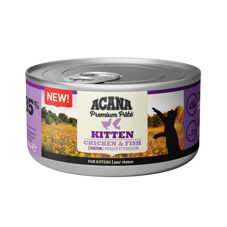 Acana Premium Pâtée Saumon et Poulet pour Chat Kitten