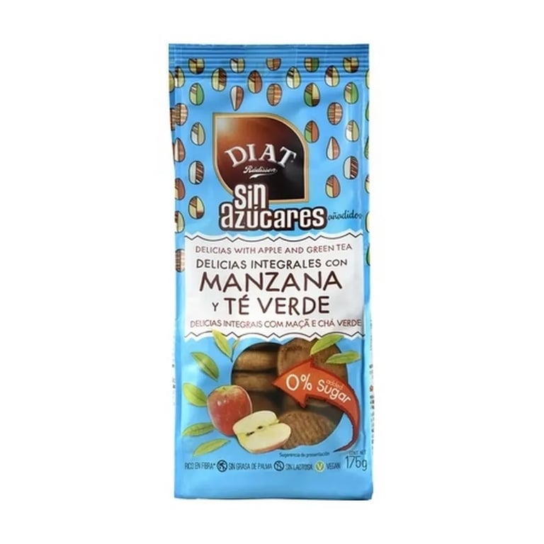 Galletas Integrales Con Manzana y Té Verde