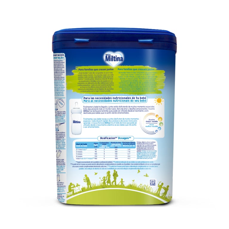 Miltina 1 Leche Lactantes 800g de Miltina