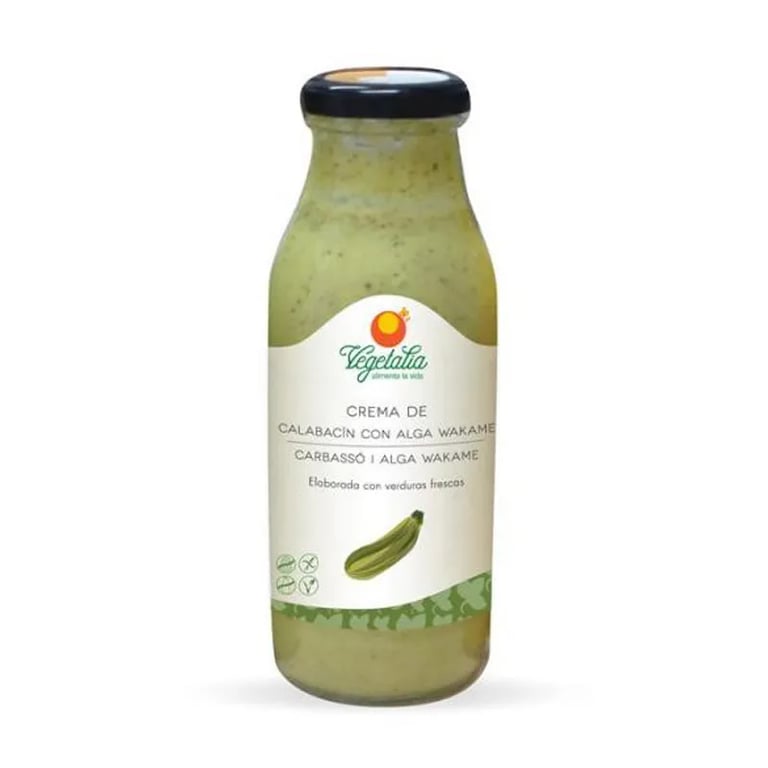 CRÈME DE COURGETTE AVEC ALGA WAKAME BIO