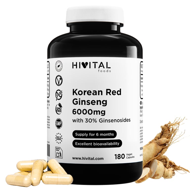 Panax Ginseng Rosso Coreano 6000 mg