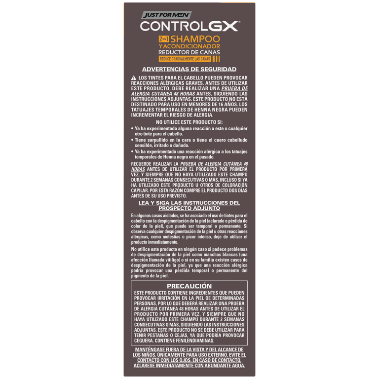 ControlGX 2 In 1 Shampoo & Spülung zur Reduzierung grauer Haare 118 ml von Just For Men