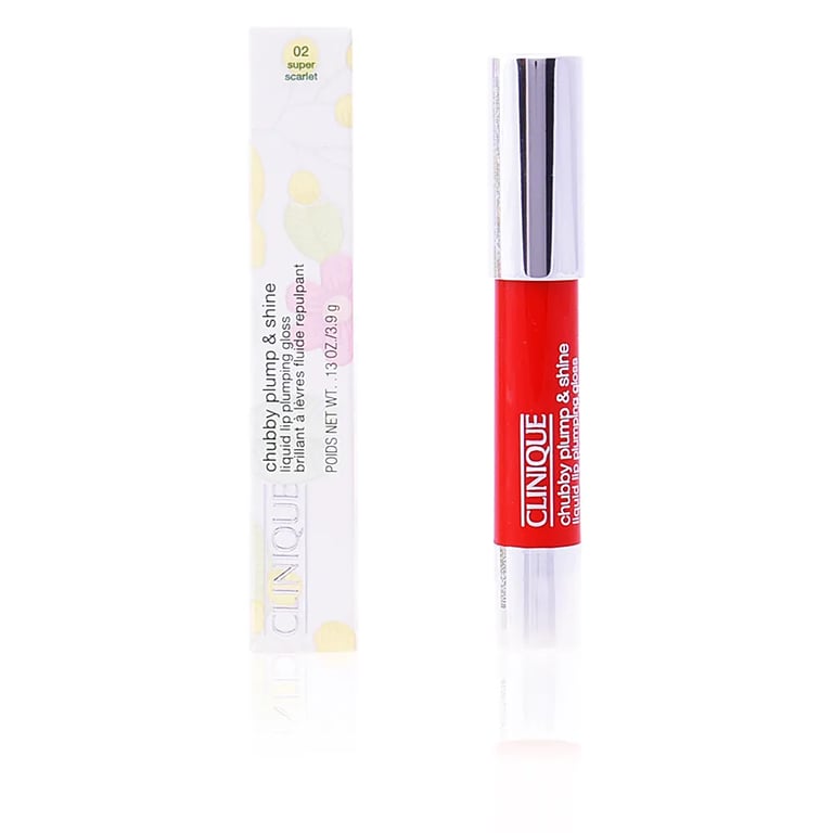 Chubby Plump & Shine Liquid Lip Gloss #02 Superscarlet