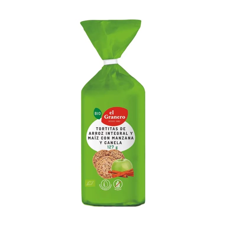 Galettes De Riz Et Maïs Pomme Cannelle Bio