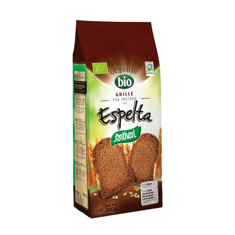 Grillé Pan Tostado Con Espelta Bio