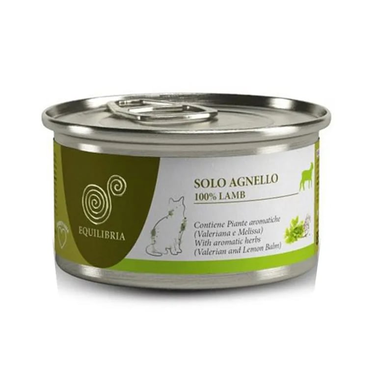 Equilibria Cat Comida Húmeda Solo Cordero 85g