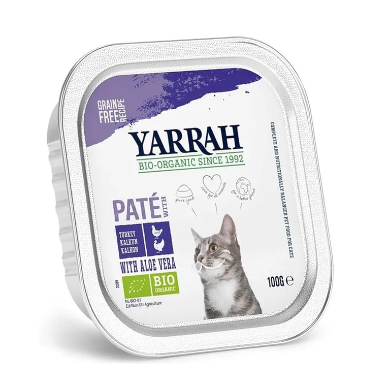 Paté Con Pollo Y Pavo Para Gato Bio