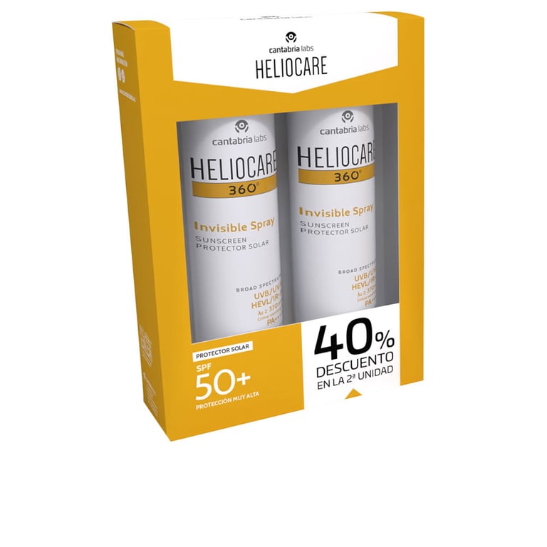 Heliocare 360º Protector Solar Spray Invisible SPF50+ Duplo