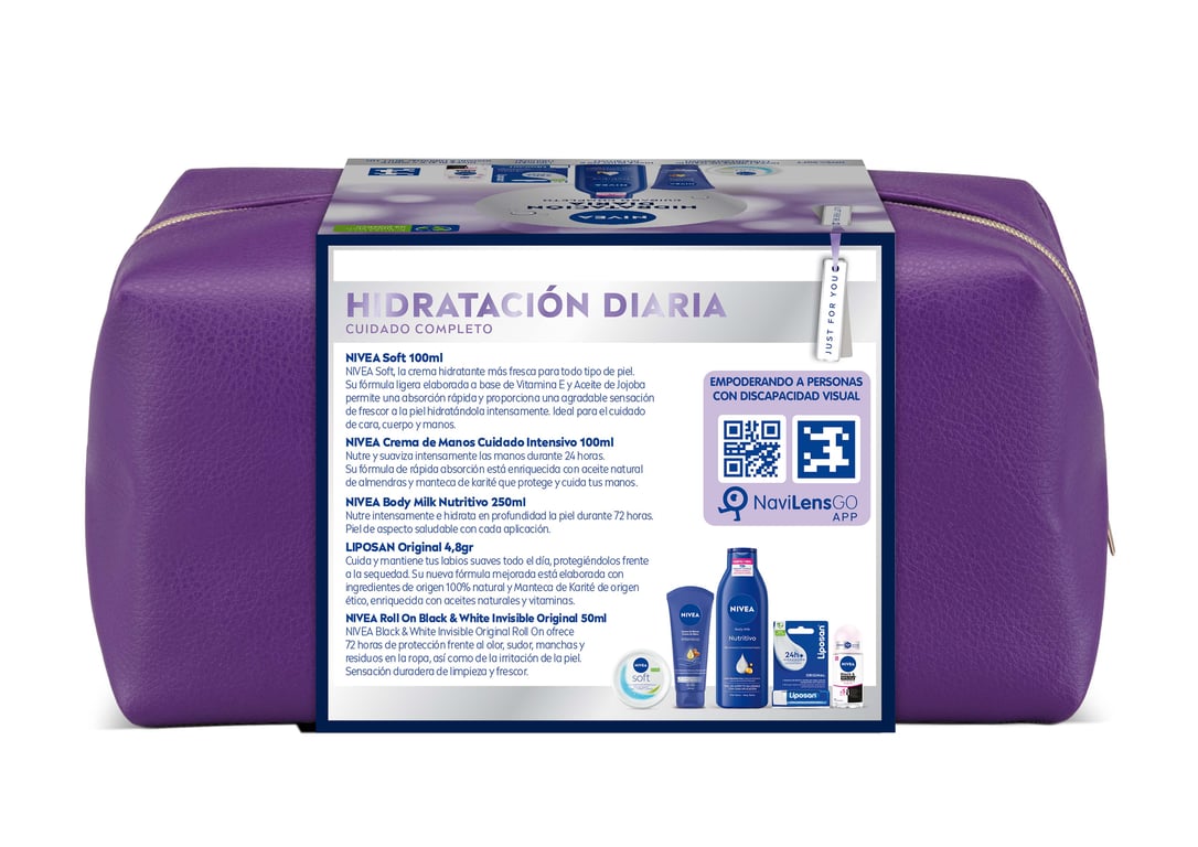 Hidratación Diaria Cuidado Completo Pack Neceser 5 Piezas de Nivea