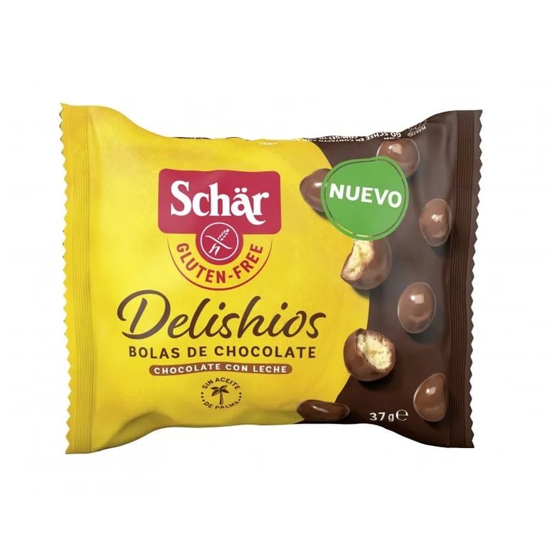 Delishios Palline Cioccolato al Latte senza Glutine