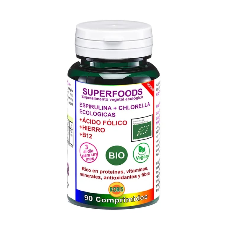 Superfoods Espirulina + Chlorella Bio