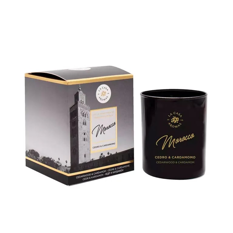 Vela Perfumada Edición Morocco #Cedro & Cardamomo