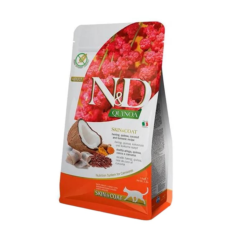 Droogvoer Kat Volwassene Nd Skin Coat Haring Quinoa En Kokos