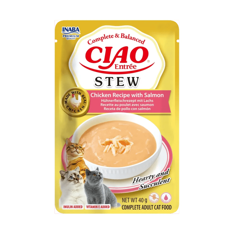 Cat Entrée Stew Hühnchen-Lachs