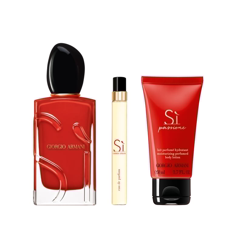 Sì Passione EDP 100 ml + EDP Mini 10 ml + Body Lotion 50 ml Pack von Armani