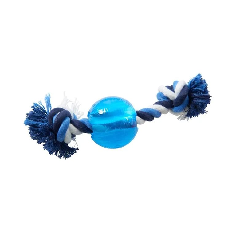 Spielzeug Hund Ball Strong Mit Seil XS 21 cm