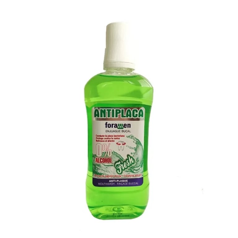 Enjuague Bucal Fresh Antiplaca 0% Alcohol
