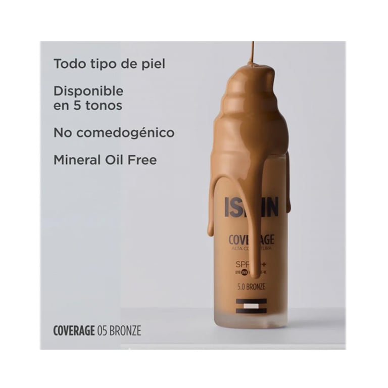 Coverage SPF50+ Bronze 30g de Isdin